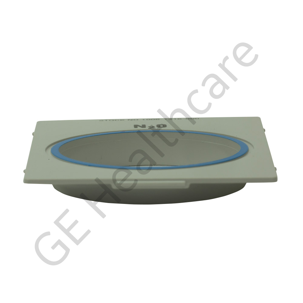 Cover Gas Identification N₂0 Pad Painted Blue Pipeline Cover Gas Identification N₂0 Pad Painted Blue Pipeline