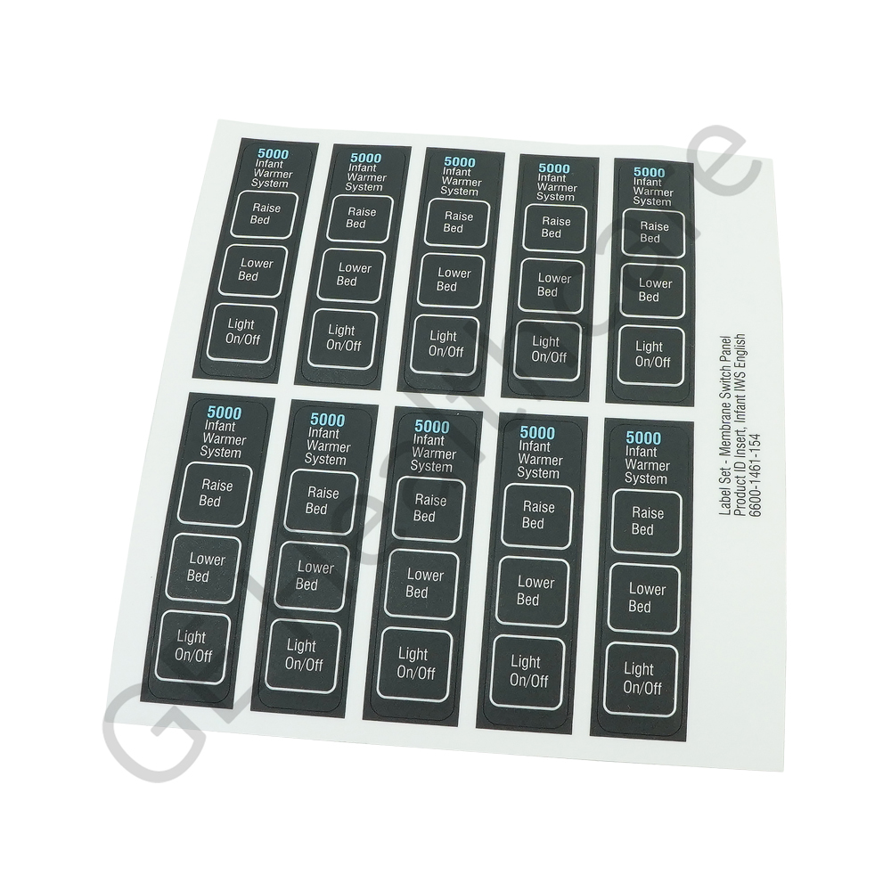 LBL MOD ID SW PNL 5000 LBL MOD ID SW PNL 5000